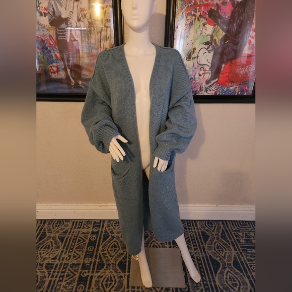 PEACE LOVE & BOHEMIAN KNIT CARDIGAN NWOT RARE COLOR - Picture 4 of 8